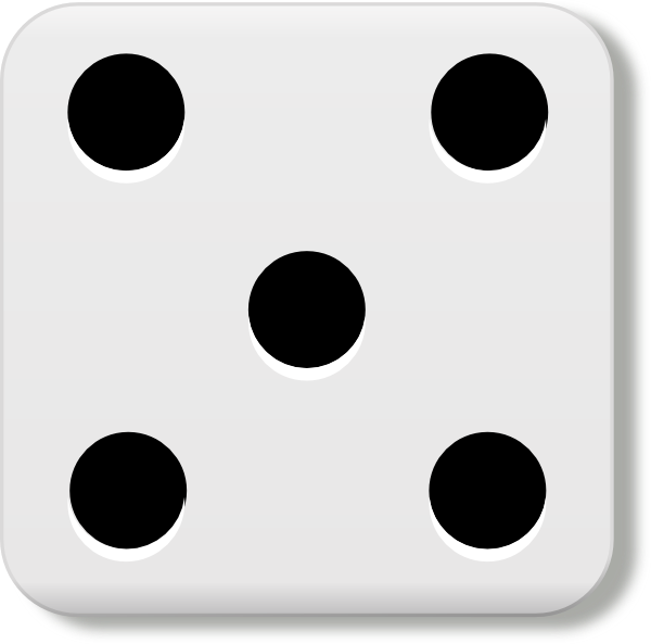 image of die face on 5