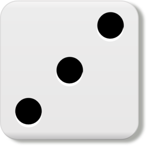 image of die face on 3